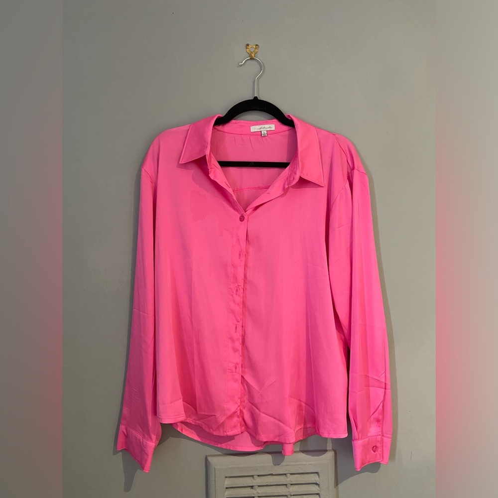 Silky Pink Blouse